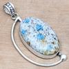 Necklace K2 Jasper Gemstone Handmade Gift For Her Silver Jewelry 2.25"