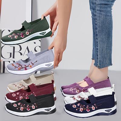 Удобная тканевая обувь на мягкой подошве для мам среднего и пожилого возраста