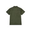 Nike Рубашка Life Solid Color Woven Military Style Casual Comfortable с коротким рукавом с вышивкой Мужские рубашки цвета хаки и зеленого цвета DX3341-325