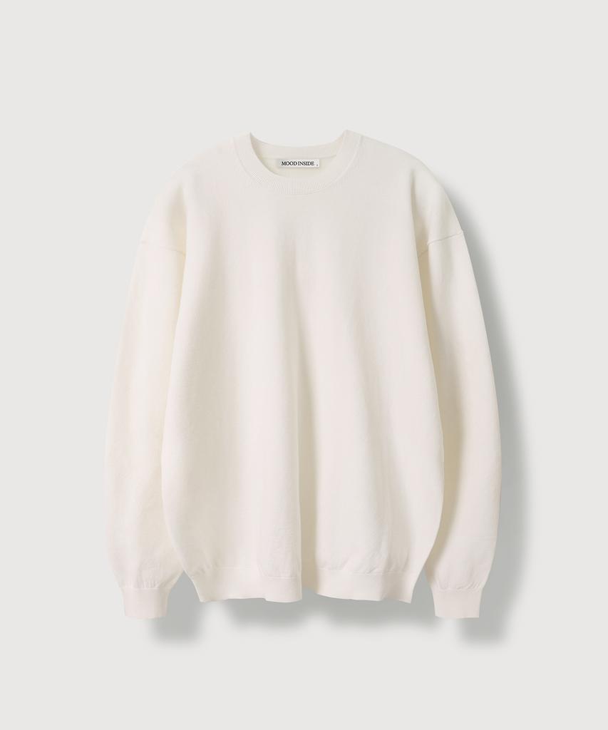 MOOD INSIDE Washable Cotton Round Knit_4 Colors