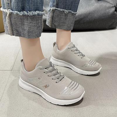 Весенняя женская повседневная обувь, новые туфли на платформе со шнуровкой для женщин, прочные женские кроссовки для активного отдыха, модная легкая обувь для пробуждения