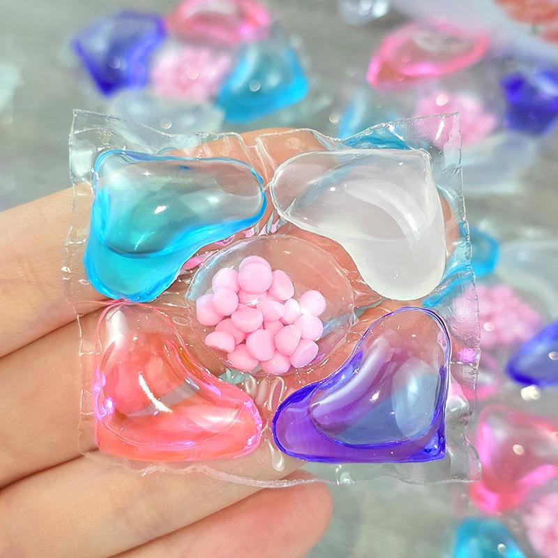 Капсулы для стирки «Шесть в одном» (10г) - Стойкий аромат, смягчающие и удаляющие пятна капсулы для стирки