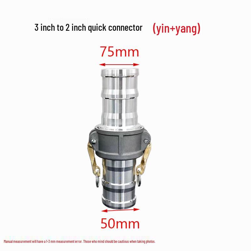 Aluminum Alloy Type C Male & Female Quick Coupler Hose Fittings with Reducing Lever