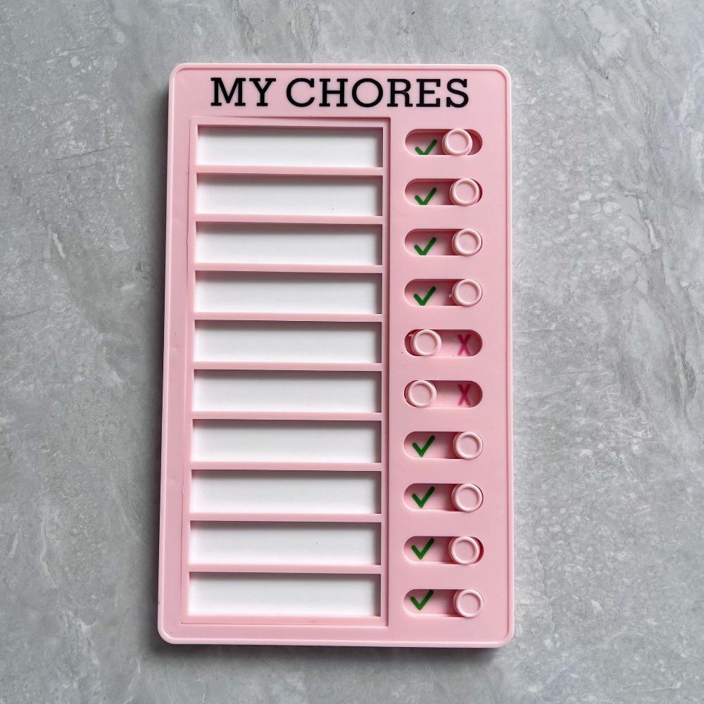 Reusable My Chores Checklist Detachable Chores Chart Multi Purpose Daily Planner Memo