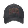 DAD Doom Unisex Baseball Caps Retro Game Snake Cult  Denim Washed Caps Hat Vintage Outdoor Activities Adjustable Snapback Hat