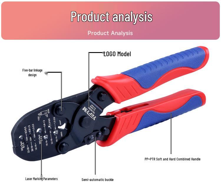 YEJ-032BO Crimping Tool for Molex, AMP, Tyco Waterproof Terminal Connectors
