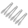 Serving Tongs, Set of 4, 182mm X 30mm, Stainless Steel Ice Tongs, Mini Sugar Tongs, for Appetizers, Charcuterie, Desserts, Tea Parties, Bars, a