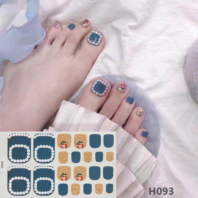 Summer New Toenail Film Nail Art Foot Paste Process Crystal Nail Oil Film Toenail Discount Goods