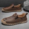 Мужские повседневные ботинки из кожи ручной работы, дизайнерская обувь, мужские кожаные низкие кроссовки для ходьбы, дышащие, Hombres