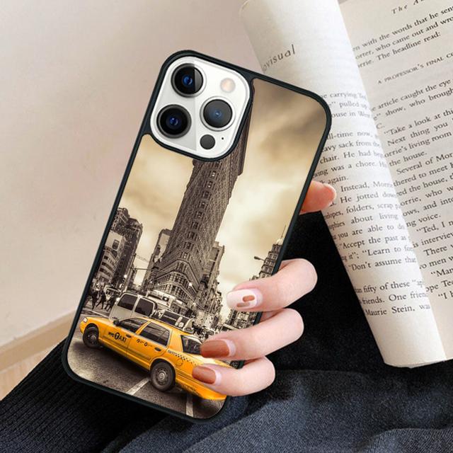 НЬЮ-ЙОРК АМЕРИКАНСКИЙ ГОРОД Чехол для телефона Задняя крышка для iPhone 17 Air 16 15 14 13 11 12 Pro Max Plus Fundas Coque