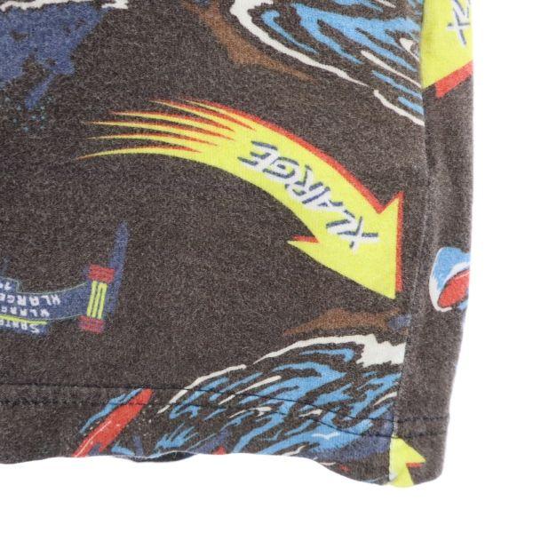 Xlarge Сделано в Японии Футболка с коротким рукавом и круглым вырезом M Коричневая Мужская Б/у