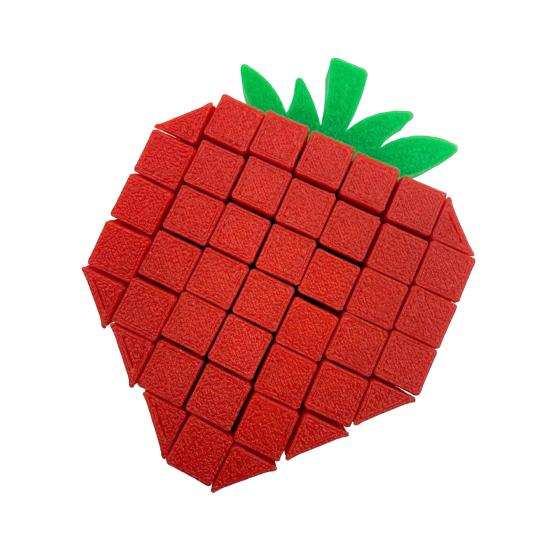Сквиш-игрушка в форме фруктов, 3D-печатные фиджет-игрушки, издающая звук, гибкое настольное украшение для снятия стресса, Банан/Ананас/Виноград/Арбуз/Клубника