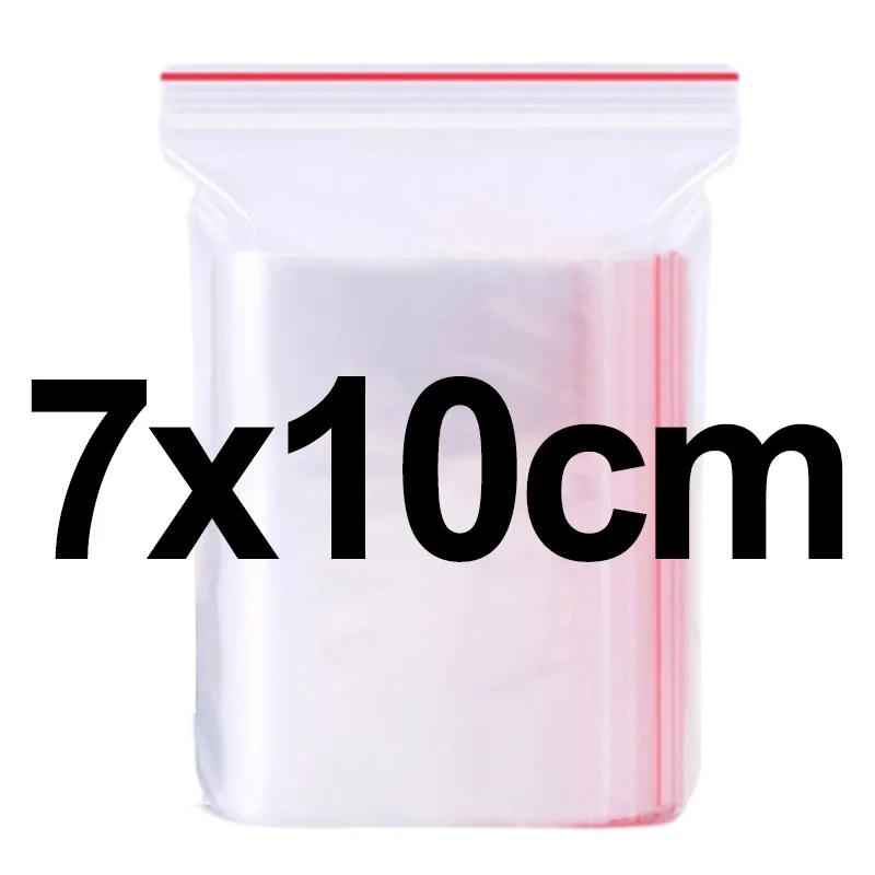 Прозрачные герметичные пакеты с застежкой-молнией, пластиковые вакуумные пакеты для хранения небольших ювелирных изделий, кухонная упаковка для еды, многоразовый герметичный пакет для дома