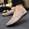 Men Loafers Casual Shoes Boat Shoes Men's Mocassins 2025 New Fashion Driving Shoes Slip On Walking Flats Leather Mocassin Homme