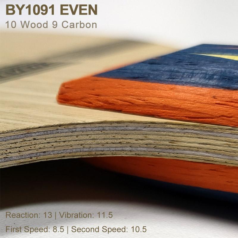 SANWEI BY EVEN Настольный теннисный лезвие 10 Wood 9 Soft Carbon Ping Pong Blade OFF++ для быстрой скорости