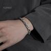 Мужской браслет изысканный не выцветает пряжка застежка титановая сталь мужской браслет ювелирные изделия повседневная одежда