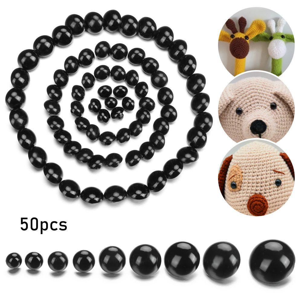 9-25 мм Пластиковые Аксессуары для Кукол Медведи Игловой Фелтинг Животные Изготовление Кукол Черные Безопасные Глаза