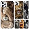 Чехол для телефона Лев Альфа Самец Детеныш Король для Iphone 17 Air 16 15 Plus 14 13 Mini 12 11 Pro Max 16E 7 8 SE 2020 Мягкий Чехол Печатный Корпус