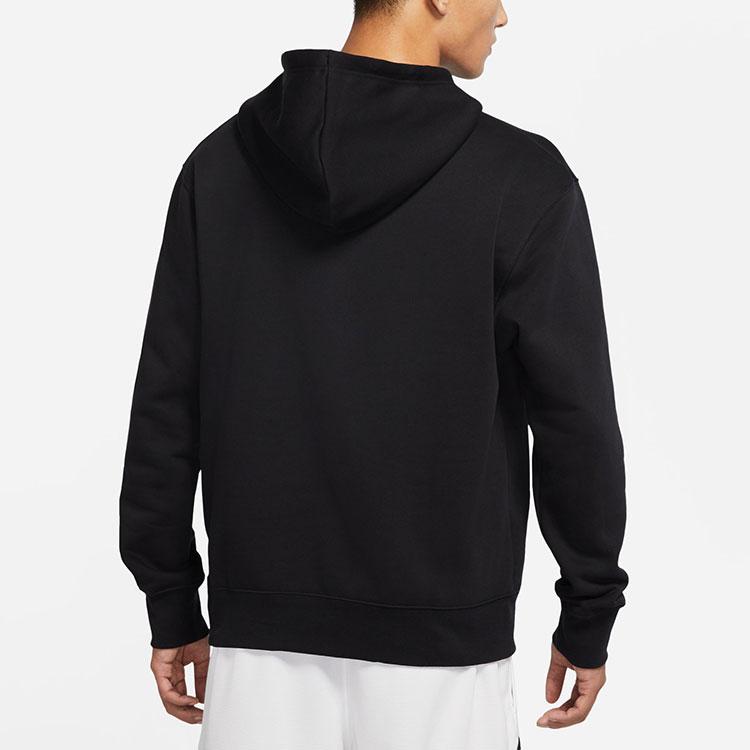 Jordan Красочная мужская толстовка с капюшоном с большим логотипом, черная DN1471-010