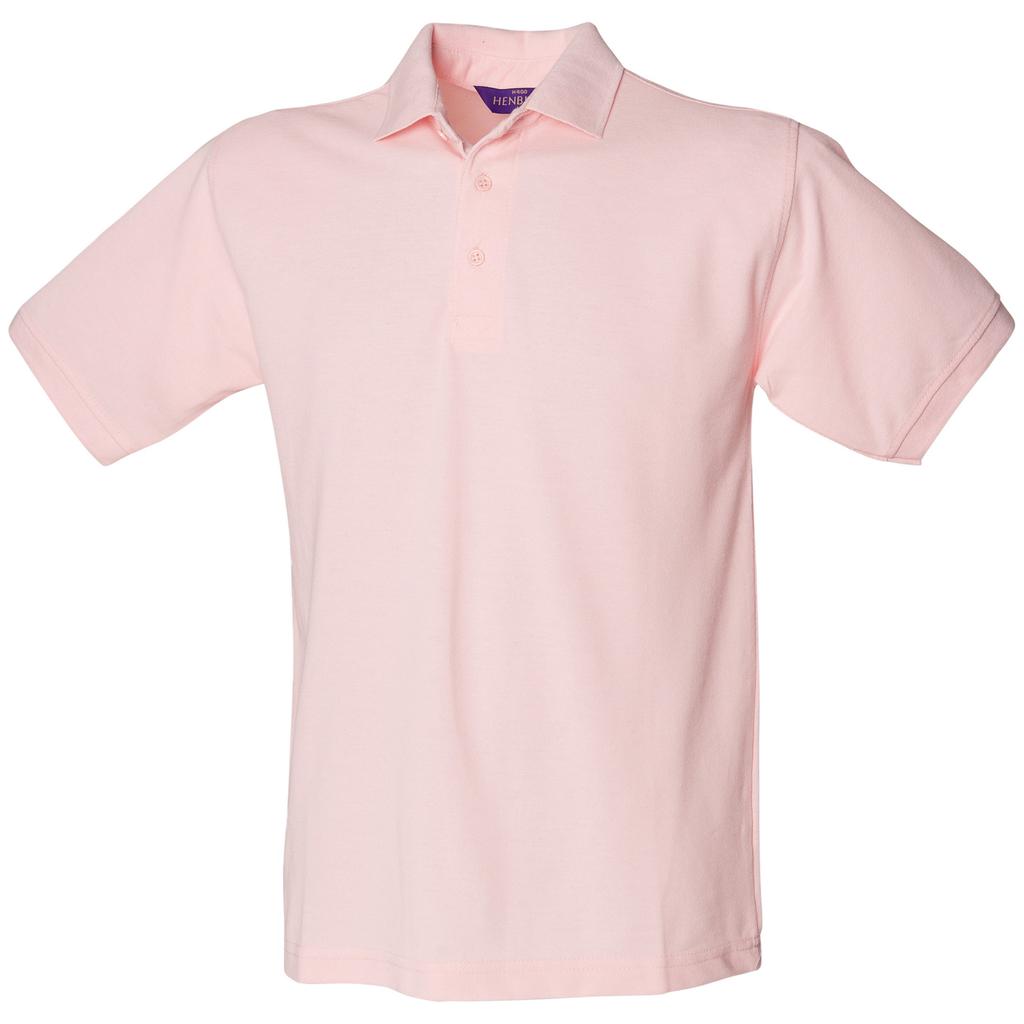 Henbury Mens Short Sleeved 65/35 Pique Polo Shirt