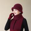Autumn and Winter Woolen Hats for The Elderly and Grandma Warm Knitted Hats for Middle Aged and Elderly Mothers Cotton Hats Ladies Hats New Style