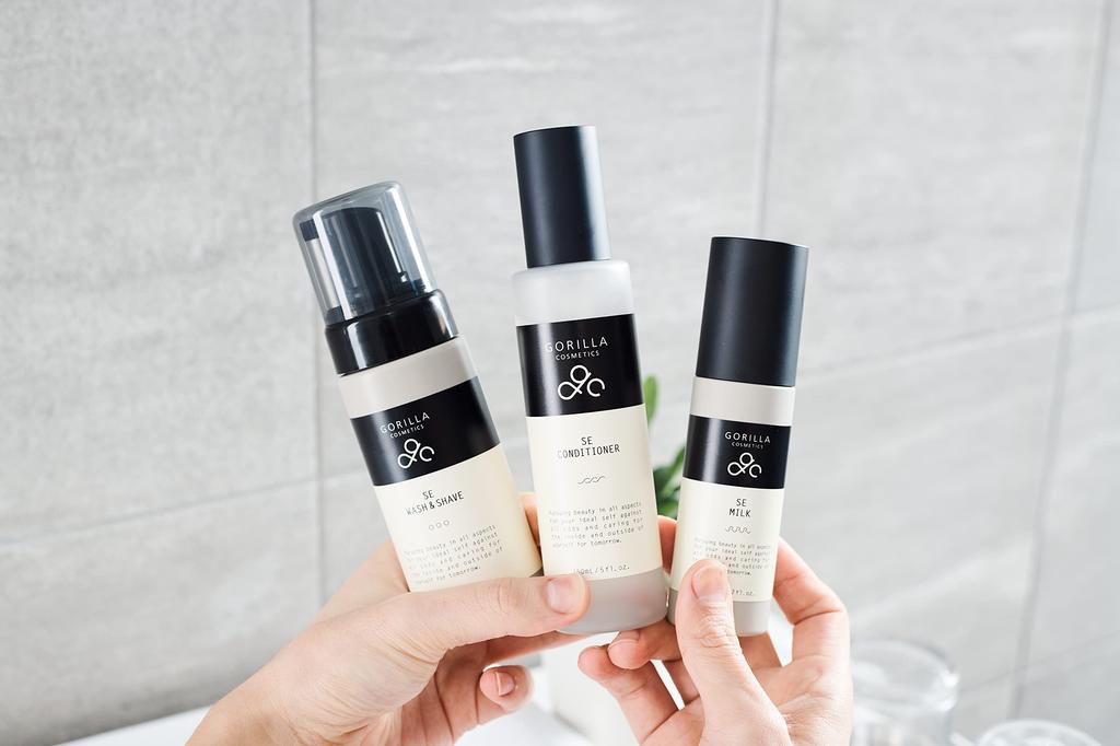 GORILLA COSMETICS Подарочный набор Подарочная косметика Уход за кожей (Средство для умывания лица, лосьон, эмульсия) Мужской