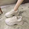 Casual Women's Shoes Dad Shoes New Autumn Breathable Thick Bottom Increased White Shoes Sneakers for Women