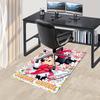 1pcOffice Carpet, Desk Mat, Gift for Home Decor, Minnie Mouse Theme Rug, Cute Cartoon Flooring, Room Decoration, Soft Non-Slip Mats