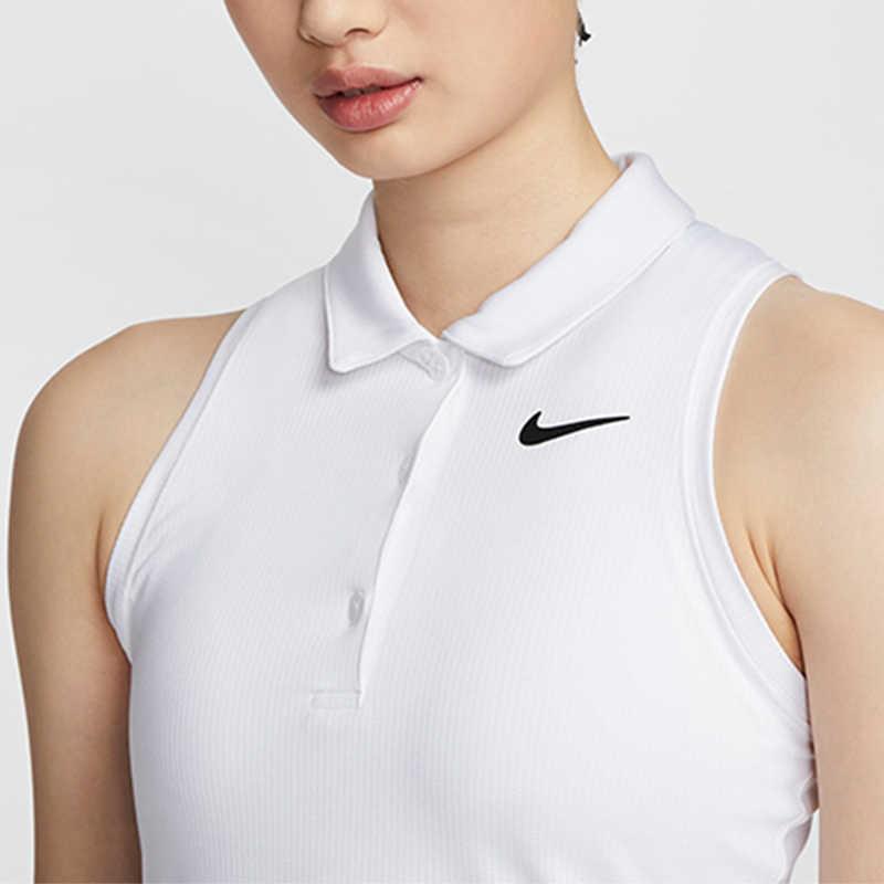 Nike Женское sleeveless теннисное платье Court Dri-FIT Белое CV4838-100