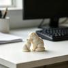 Милая фигурка кошки, Мама-кошка и котенок, 3D-печатная скульптура, Коллекционная статуэтка кошки для интерьера, офиса, стола, полки, Подарки для любителей кошек