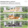 Гамак для кошки на присоске Складной гамак Подвесное гнездо для кошки Кошачья лежанка Балконное оконное стекло Гамак для кошки Домик для кошки