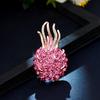 Creative Dragon Fruit Brooch, Cute Japanese Style, Simple and Versatile, Unique Korean Style Brooch