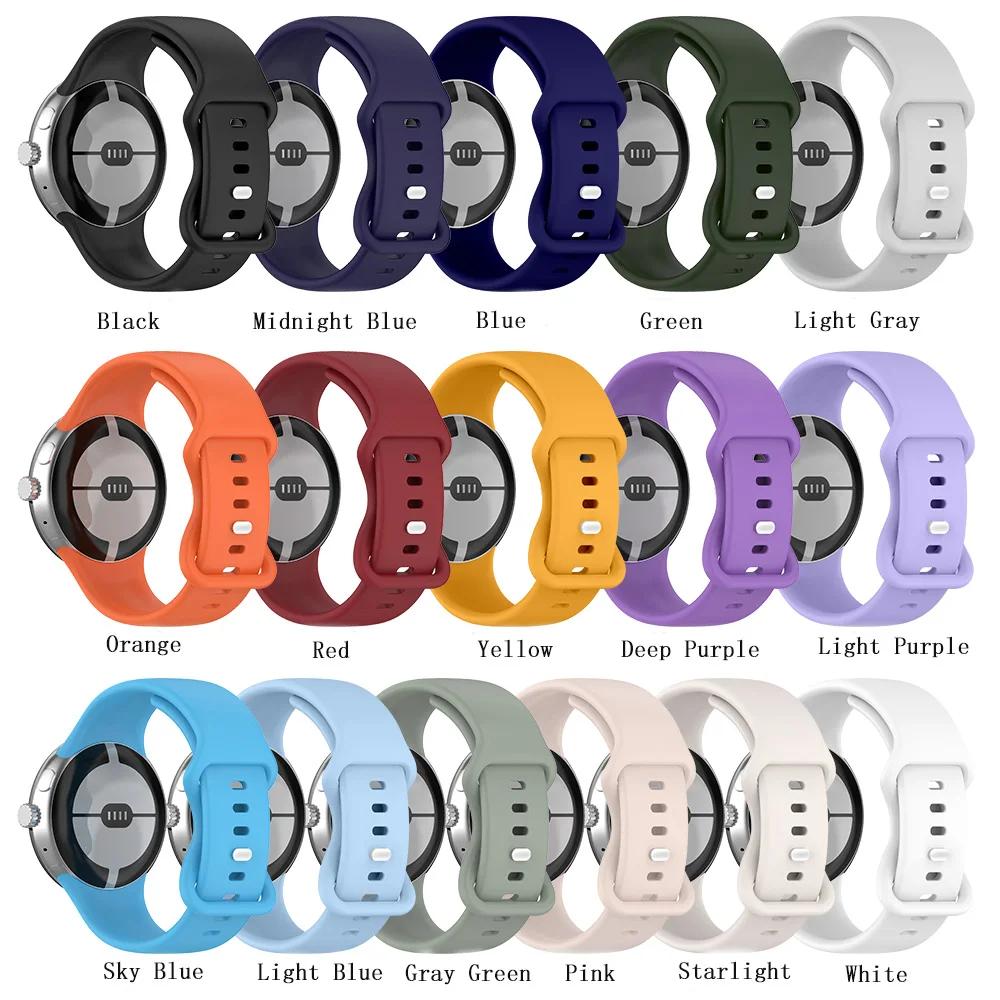 Спортивный ремешок для часов Google Pixel Watch 3 41 мм 45 мм Мягкий дышащий браслет для Pixel Watch 1 Pixel Watch 2 ремешок для часов