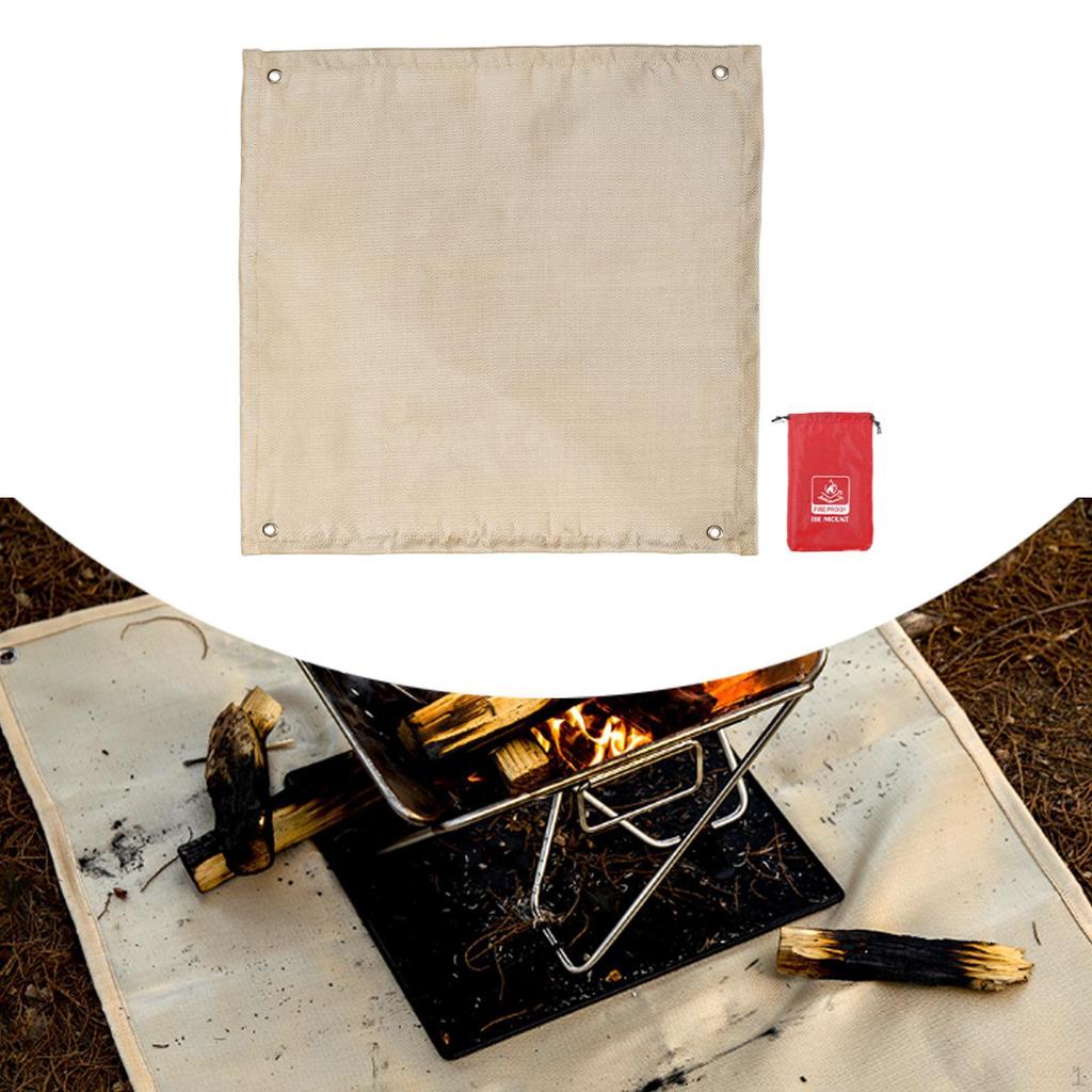 Костровой коврик для кемпинга, уличное огнестойкое одеяло, складной подарок, универсальный, огнестойкий