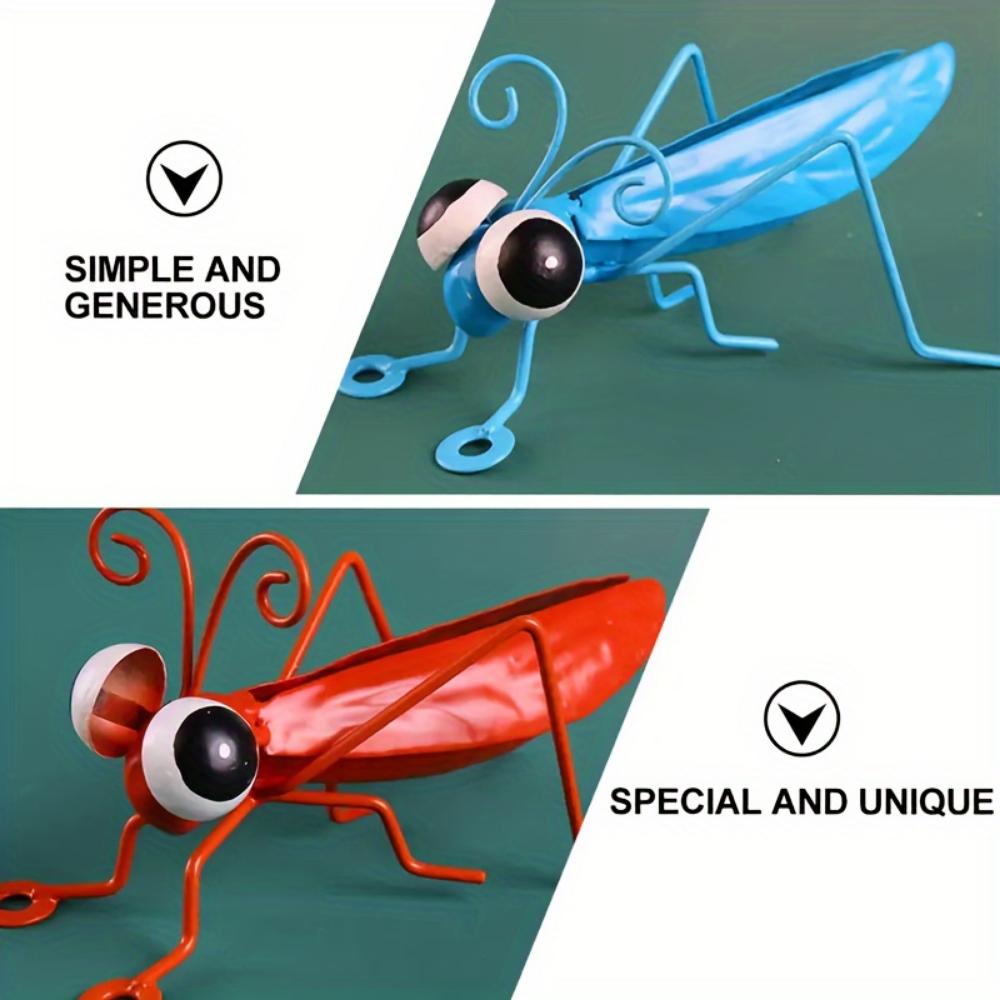 Металлическое украшение для сада в виде саранчи, 3D скульптура, настенное искусство, украшение для сада, украшение для двора, украшение для забора, украшение для стены газона, спальни, гостиной