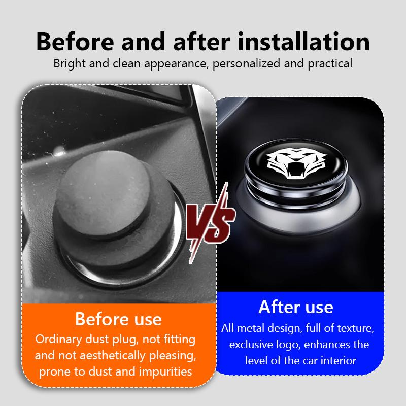 AEV5   Universal Car Cigarette Lighter Dust Proof Cover Cap Accessories For KIA Sportage Rio Ceed Niro Soul Stonic Picanto Proceed