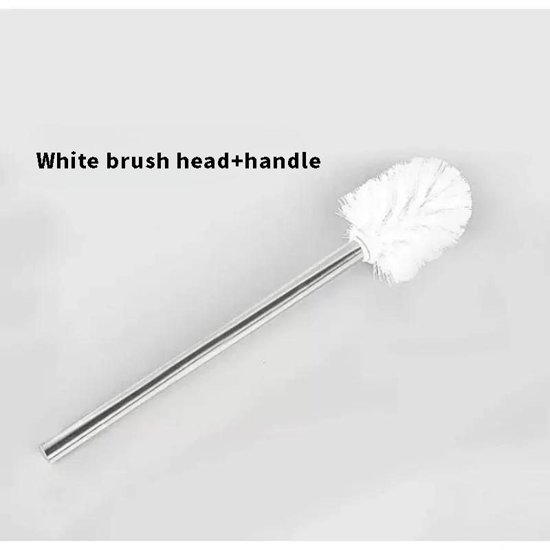 1pc  Japanese Minimalist Toilet Brush |   Stainless Steel Brush Head Premium Bathroom Cleaning Tool