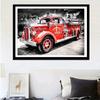 1 кусок 11,8x15,7 дюймов 5D DIY Алмазная картина, Красный автомобиль, Набор для вышивания, Вся вода Алмазная картина, Подарок для украшения дома ручной работы