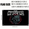 2D Flat, 1pc Passionate Fanatic Dog Polyester 2D Flat Flag Banner, Decorative Tapestry, Large 3x5ft 90x150cm or Extended 4x6ft 1