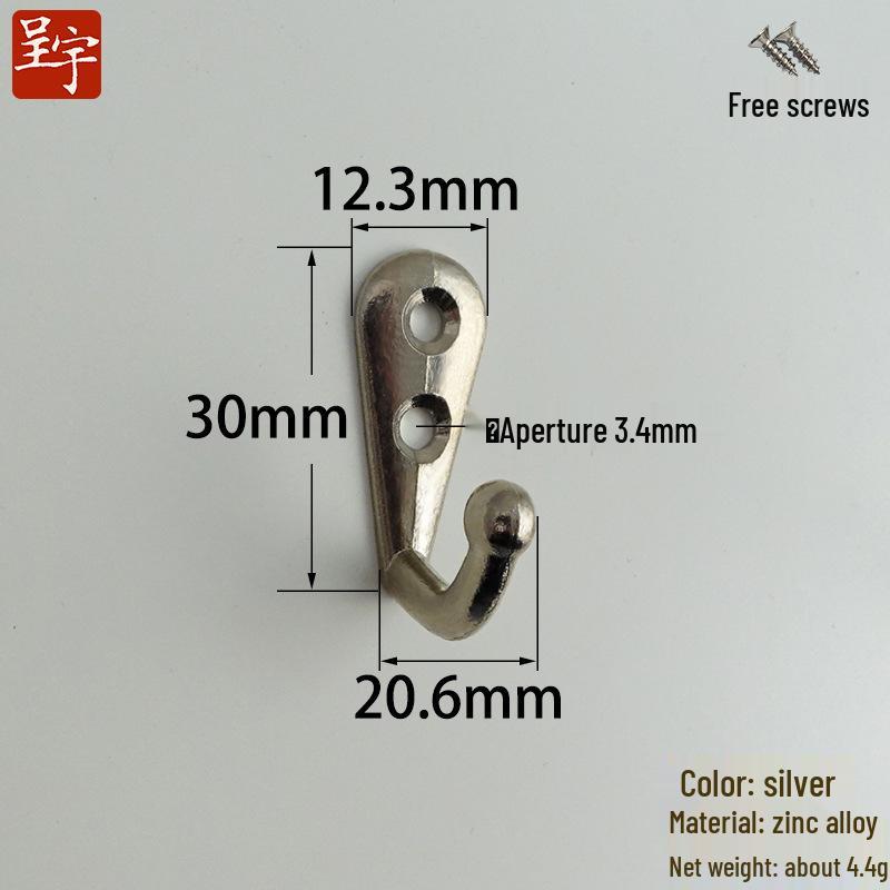 Decorative Small Hardware Hook for Coat & Hat