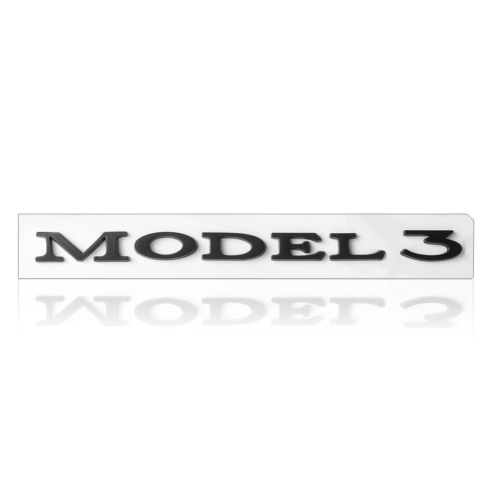 Car Original ABS Letter Logo Rear Tailgate Trunk Emblem Stickers For Tesla MODEL 3 MODEL Y SpaceX DUAL MOTOR Model S Model X