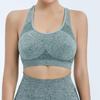 Женский беспроводной спортивный бюстгальтер: Кросс-бордерный топ для бега, йоги и фитнеса с чашечками