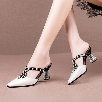 Женская обувь женская милая сладкая легкая хрустальная жемчужная блестящая обувь на высоком каблуке леди бежевые удобные туфли-лодочки ab556