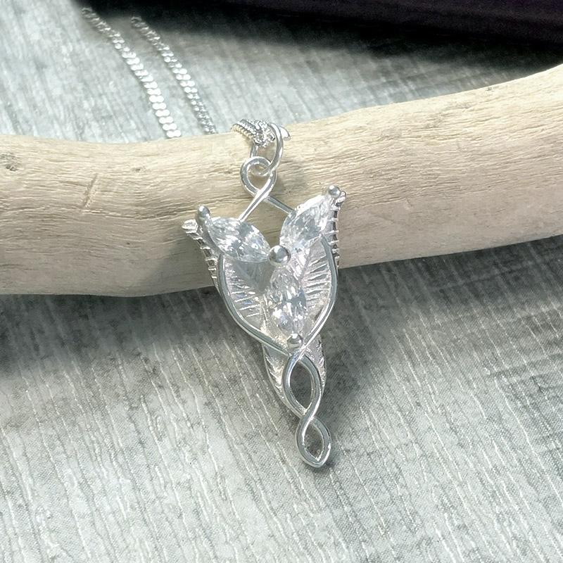 Подвеска 925 пробы стерлингового серебра кристалл Twilight Star свитер ожерелье женщины ювелирные изделия подарок