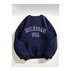 Unisex Oversize Michigan USA Printed Sweatshirt