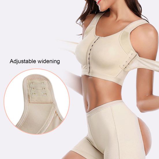 Женский бюстгальтер для поддержки груди спереди, стабилизатор имплантата, широкий ремень для плеч, компрессионное нижнее белье после операции, хирургическое