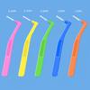 20pcs L Shaped Interdental Brush Cleaning Teeth Gap Soft Brush Portable Interdental Oral Hygiene Cleaning Toothpick Tools