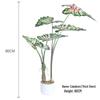 Potted Turtle Back Bonsai: Faux Floor Plant Decoration - Small Green Simulation Ornaments for Living Room