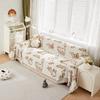 Утолщенная ткань синель для дивана, полотенце, современный простой мультяшный узор, милый чехол для дивана
