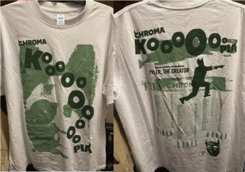 Tyler The Creator Chromakopia Tour 2025 Official Concert Merch Mens Kids T Shirt Limited